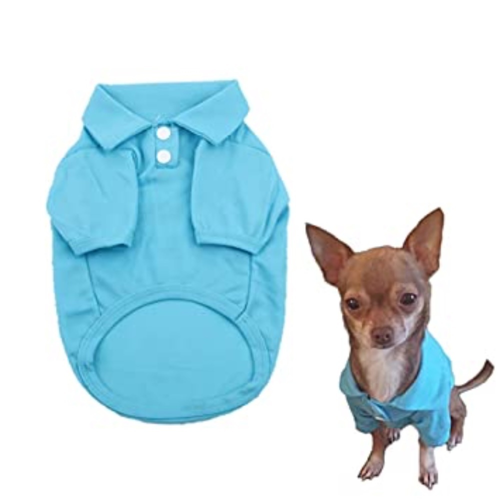 BLUE PET POLO SHIRT
